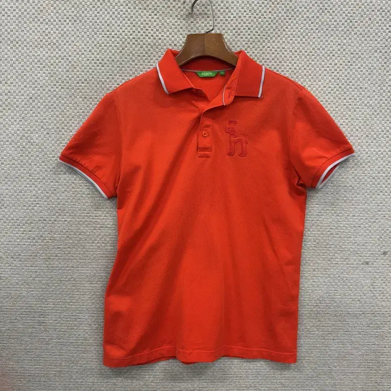 [BUNJANG] Hazzys Golf Short Sleeve Polo Shirt Size 95 / 헤지스 골프 반팔카라티 95 D05126