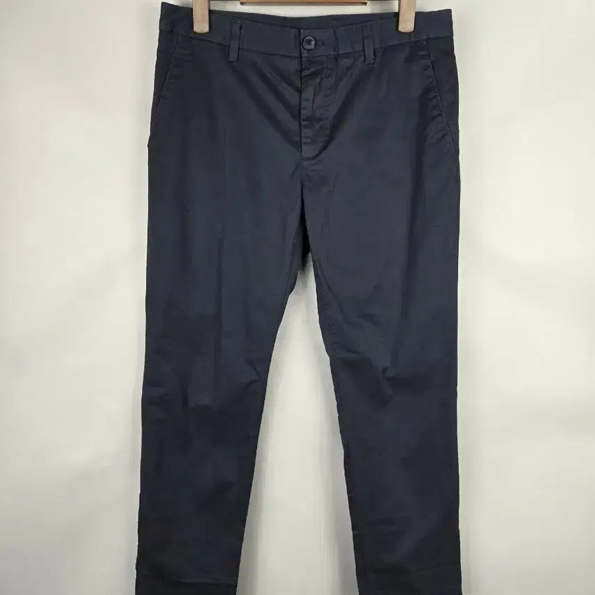 [BUNJANG] Serie Men's Span Cotton Pants Navy / [무료배송]시리즈 82(32) 남성 스판 면바지 바지 팬츠 네이비