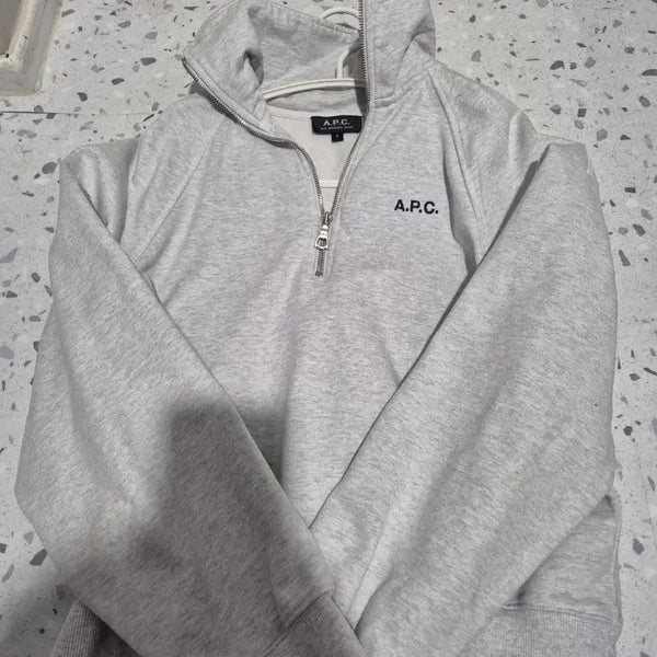[BUNJANG] A.P.C. Women's Half Zip Sweatshirt / 아페쎄 여성 반집업 맨투맨