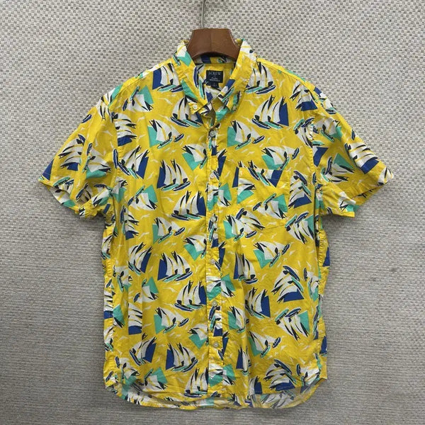 [BUNJANG] J.Crew Hawaiian Short Sleeve Shirt L / 제이크루 하와이안 반팔 셔츠 L D05103
