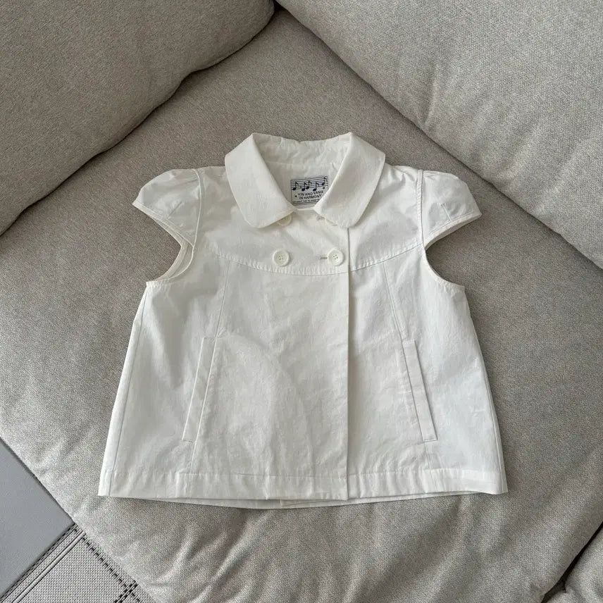 [BUNJANG] In&Yang Harmony Popo Blouse JK - White / (새상품) 인앤양인하모니 popo blouse jk 포포블라우스