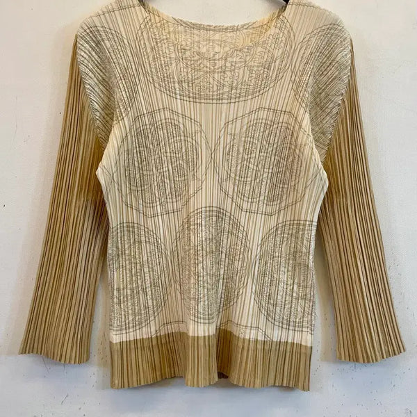 [BUNJANG] Issey Miyake Pleats Please Pleats Top Size 3 Blouse / 정품 이세이미야케 플리츠플리즈 플리츠탑 3사이즈:) 플리츠티셔츠 블라우스