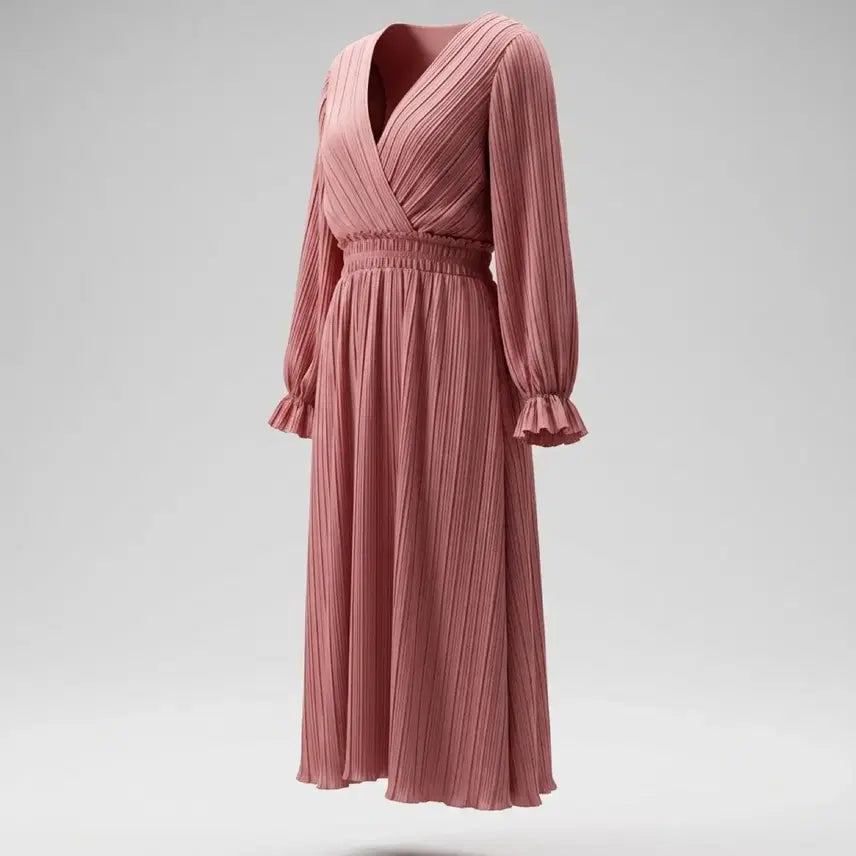 [BUNJANG] Zara Wrap Style Pleated Dress - Women's M / 여성M/ 자라 랩스타일 플리츠 원피스