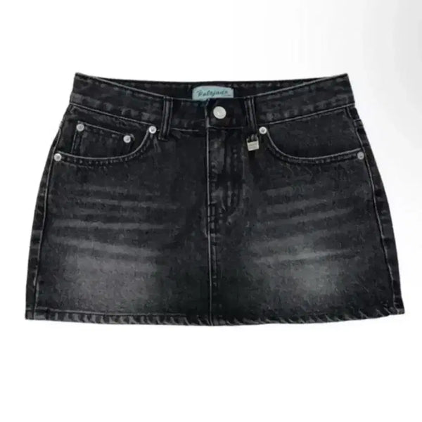[BUNJANG] Fayejade Dark Washing Micro Skirt / 페일제이드 dark washing micro skirt