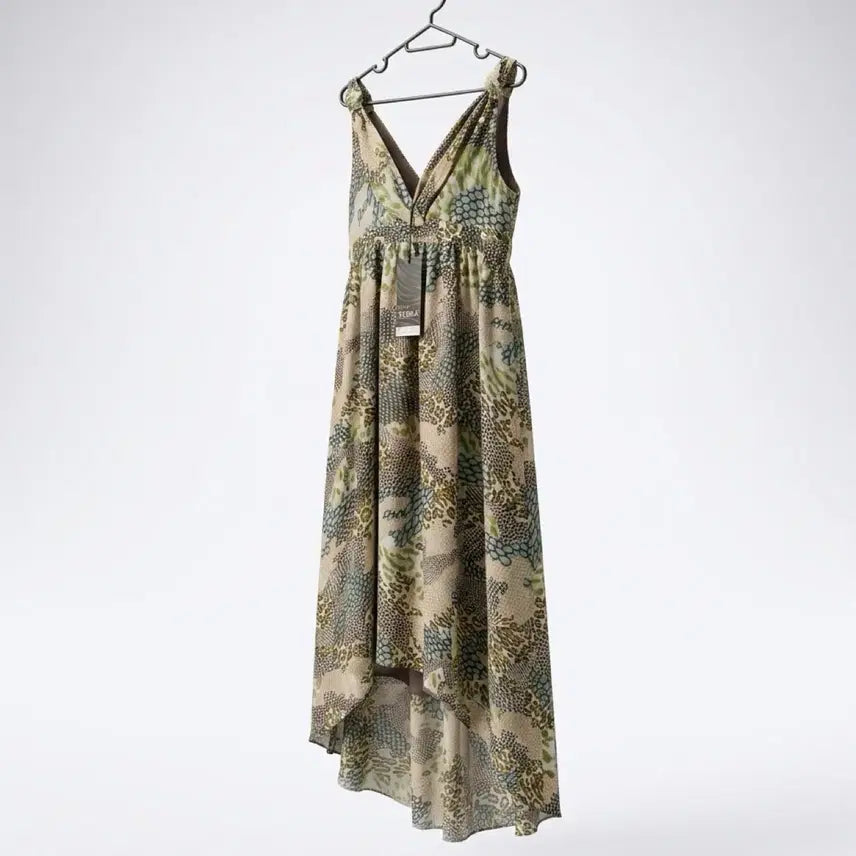 [BUNJANG] Leopard Print Sleeveless Dress / 여성55/ 새상품 텍가 32만 제시 레오파드 나시원피스