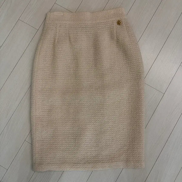 [BUNJANG] Chanel Genuine Tweed Midi Skirt / 샤넬 정품 트위드 스커트