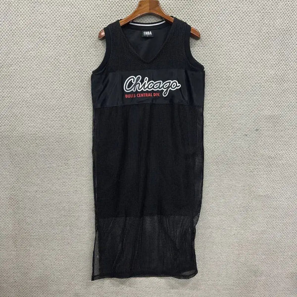 [BUNJANG] Chicago Bulls Mesh Sleeveless Dress / NBA 시카고불스 매쉬 민소매 원피스 F D05112
