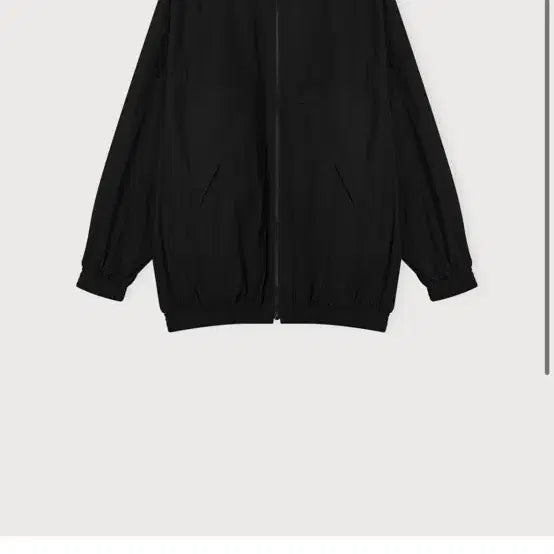 [BUNJANG] Ethos Oversized Windbreaker Jacket Outerwear Black / 에토스 오버핏 윈드브레이커 바람막이 자켓 아우터 블랙