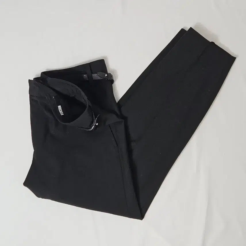 [BUNJANG] System Homme Leather Buckle Slacks Pants 32 / 시스템 옴므 SYSTEM 가죽비조 슬랙스 팬츠 바지 정장 수트 32