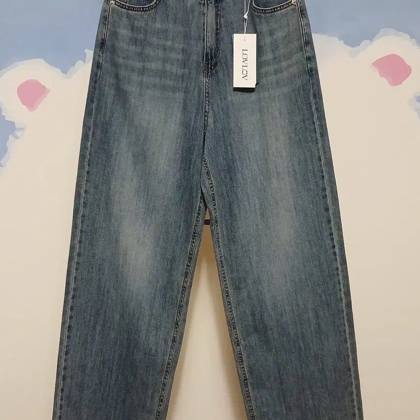 [BUNJANG] ROBE ROBE Wide Leg Denim Jeans (Summer) / (S) 로브로브 와이드 데님 청바지 여름용