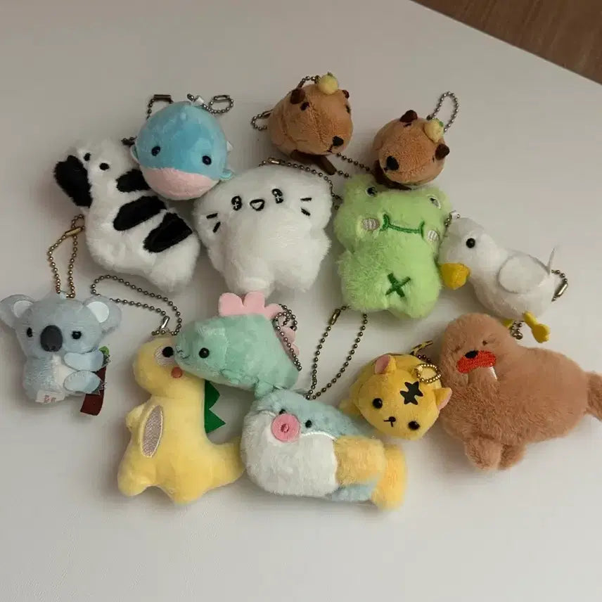 [BUNJANG] Animal Shaped Keychain / 인형 키링 동물 모양 키링