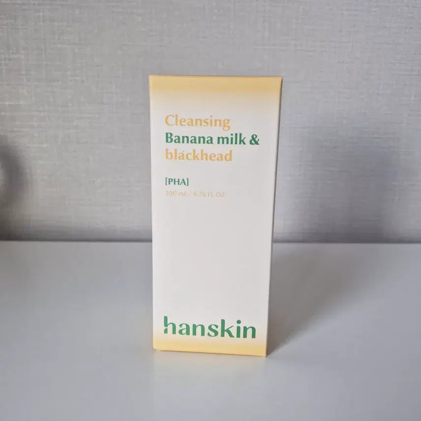 [BUNJANG] Hanskin Banana Cleansing Milk & Blackhead 200ml / (새상품) 한스킨 바나나 클렌징 밀크 앤 블랙헤드 200ml
