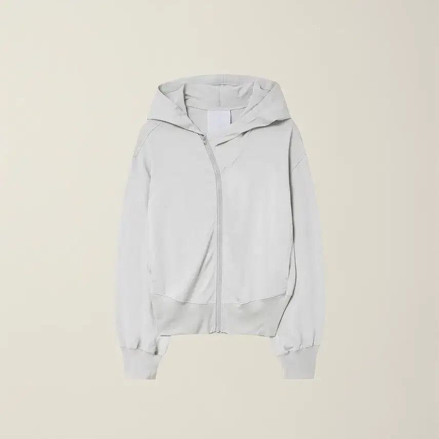 [BUNJANG] NUMARE EE Light Cotton Hoodie Zip-up Gray / 누마레 EE 라이트 코튼 후드집업 그레이