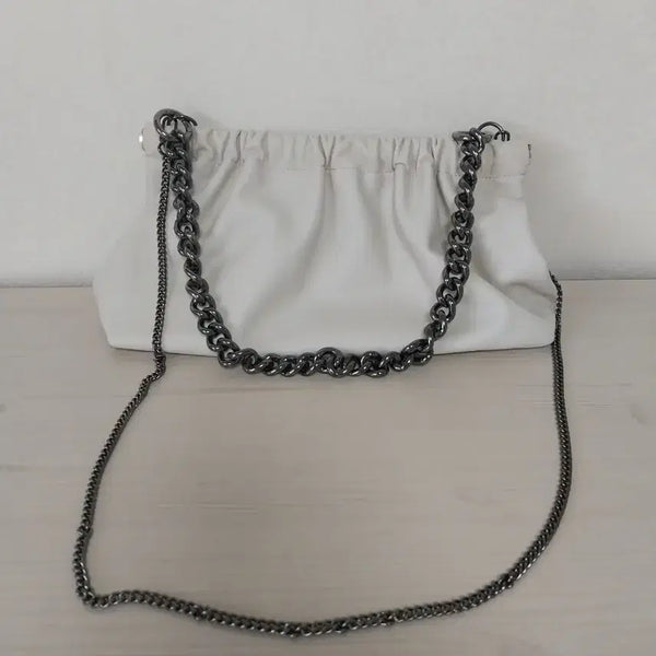 [BUNJANG] Samo Ondoh Cream Color Shoulder Bag / 사모 온도(SAMO ONDOH) 크림 컬러 숄더백