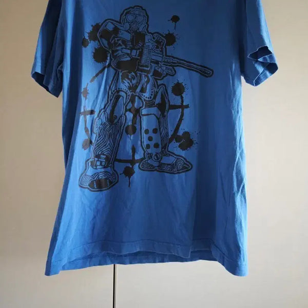 [BUNJANG] Giordano Men's Robot Print Short Sleeve T-Shirt M / 지오다노 남자 로봇 프린트 반팔티 M
