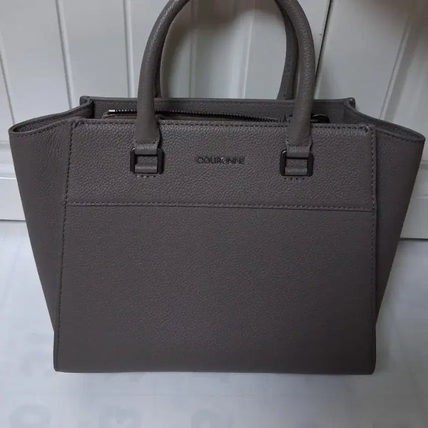 [BUNJANG] Couronne Leather Tote Shoulder Crossbody Bag / 쿠론가방 토트숄더크로스백