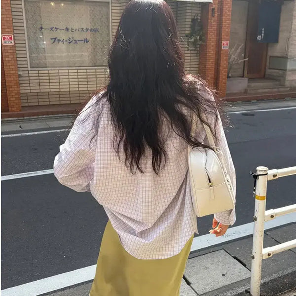 [BUNJANG] Love by Mood Lace Satin Skirt Olive / 러브바이무드 레이스 새틴 스커트 올리브 컬러