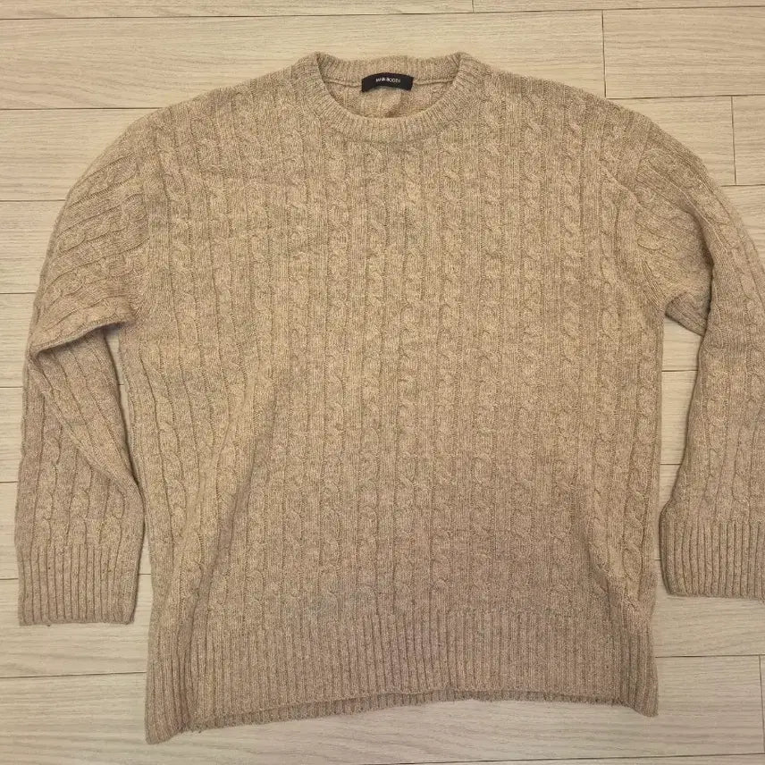 [BUNJANG] Main Booth Beige Knit XL / 메인부스 베이지 니트 XL