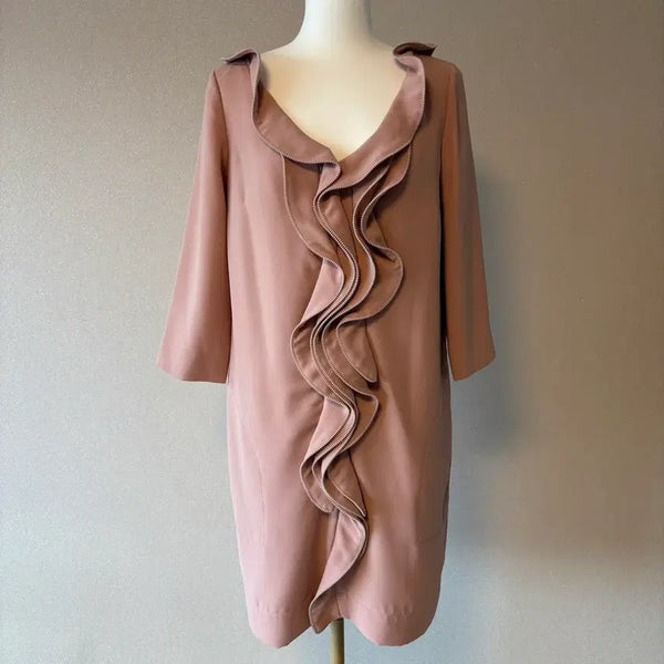 [BUNJANG] Moschino Cheap & Chic Ruffle Dress US 10 / [정품] Moschino cheap&chic 모스키노 프릴 원피스 US1