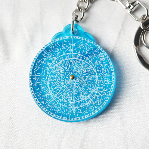 [BUNJANG] Hansung Art Cheonsangdo Blue Acrylic Keychain (Sealed) / [텀블벅/미개봉] 한성미술 천상도 블루 아크릴 키링
