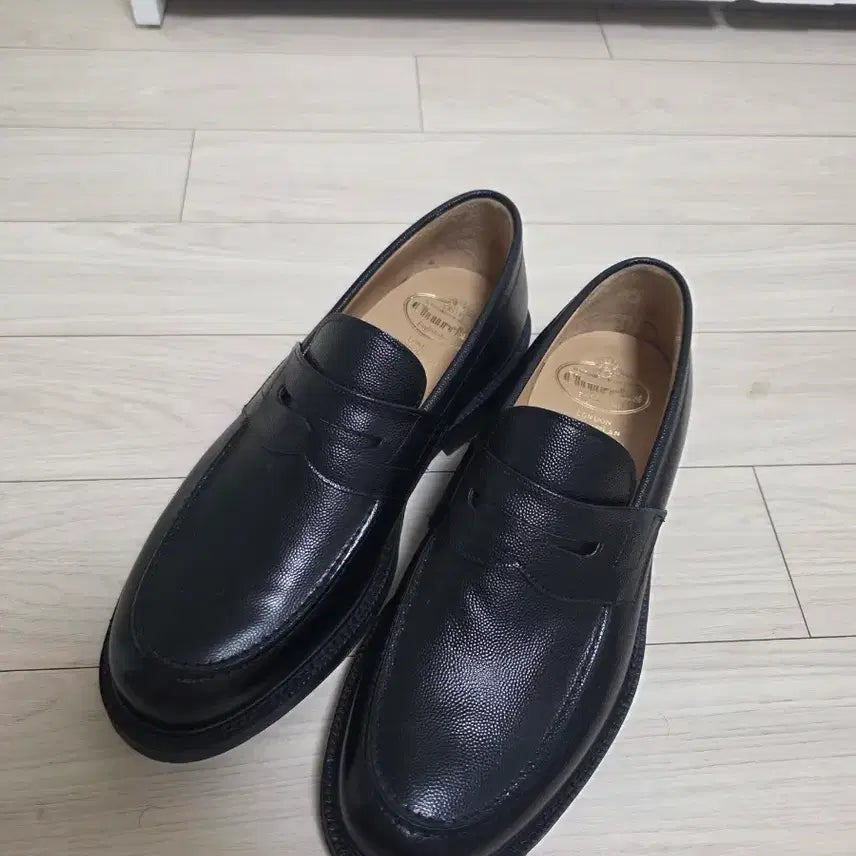 [BUNJANG] Church's Staden Black Saffiano Leather Penny Loafer UK 7.5G / [새상품] 처치스 Staden 스타덴 블랙 사피아노가죽 로퍼  7.5G