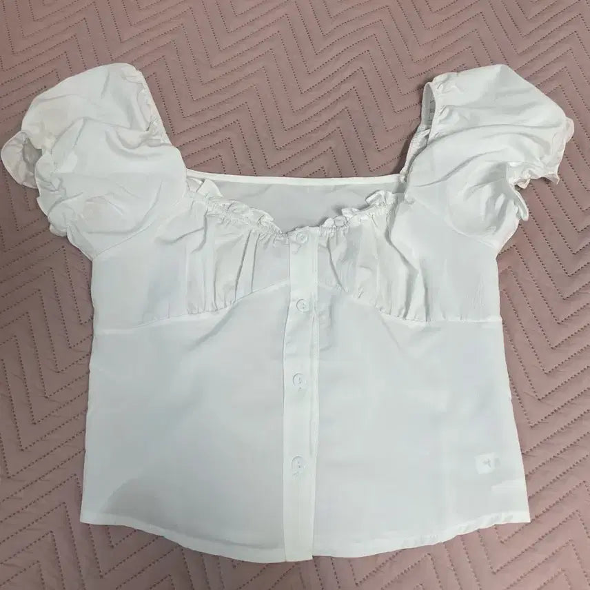 [BUNJANG] Summer Short Sleeve Blouse / 여름 반팔 블라우스