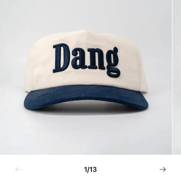 [BUNJANG] Communal Cowboy Dang Two-Tone Snapback Hat / Communal Cowboy "Dang" 투톤 스냅백 모자