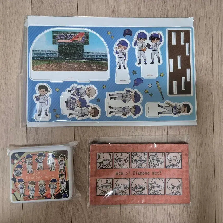 [BUNJANG] Diamond Ace/Daiya Acrylic Stand & Pouch & Multi-purpose Case Bundle Set / 다이아몬드에이스/다이에이 아크릴 스탠드&파우치&다용도 케이스