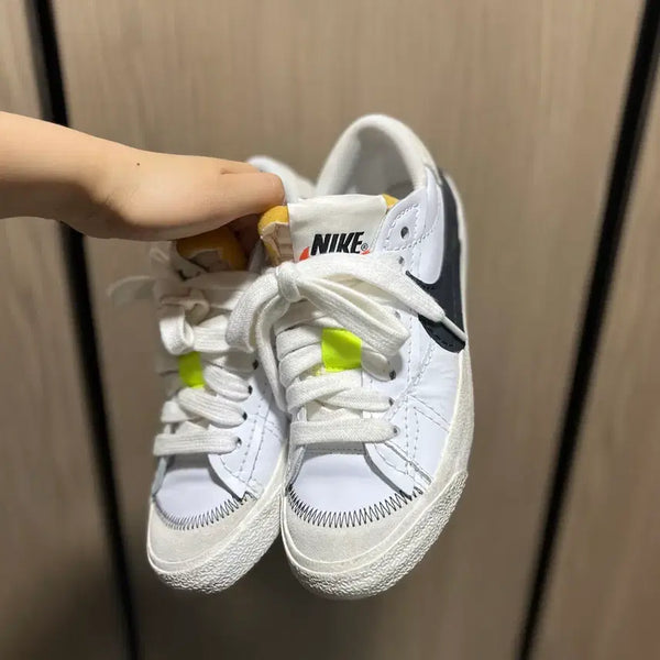 [BUNJANG] Nike Blazer Low '77 Jumbo Sneakers White/Black / (최저가/택포)240 나이키 스니커즈 나이키 운동화
