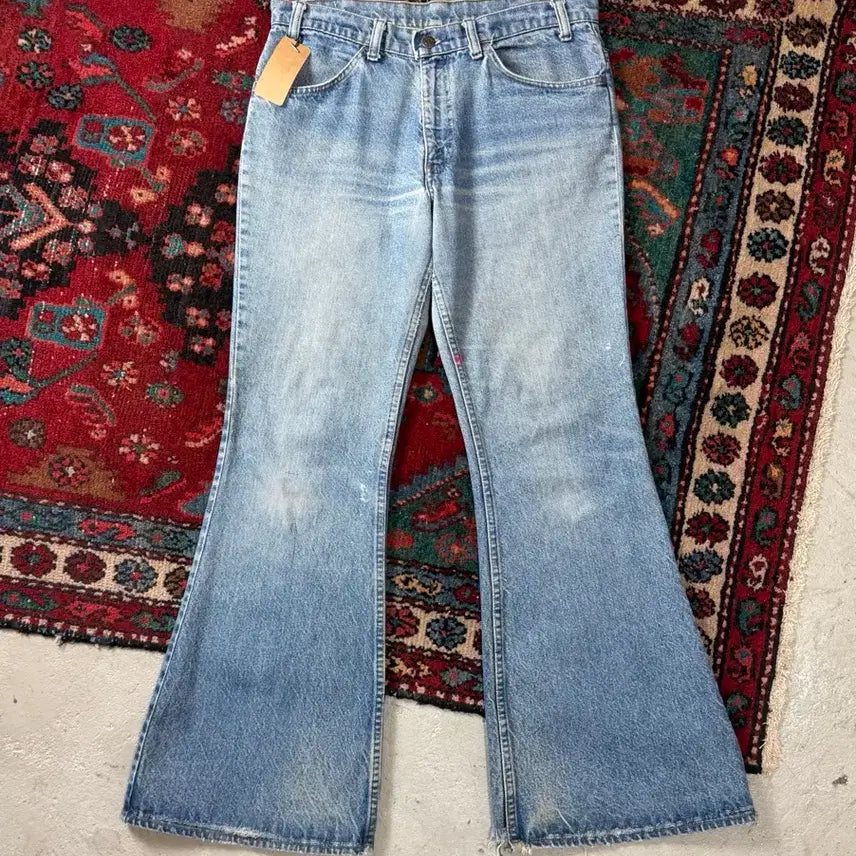 [BUNJANG] Levi's 684 Bell Bottoms Orange Tab Jeans - 36x33 / [36] 80s USA 리바이스 684 벨바텀 리바이스 부츠컷 오렌지탭
