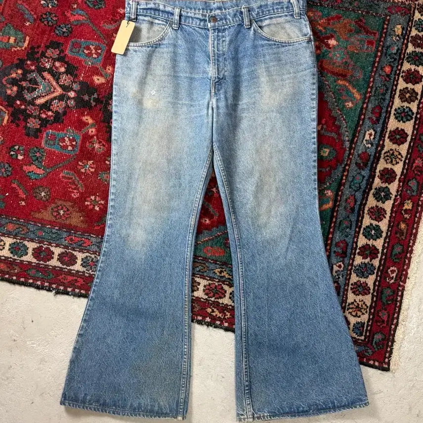 [BUNJANG] Vintage 80s Levi's 684 Bell Bottoms Orange Tab Jeans (38x32) / [38] 80s USA 리바이스 684 벨바텀 리바이스 부츠컷 오렌지탭