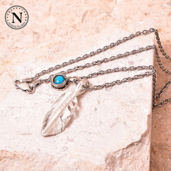 [BUNJANG] North Works Mini Feather Indian Jewelry Necklace N-615 / 노스웍스 미니페더 인디언 쥬얼리 목걸이 N-615