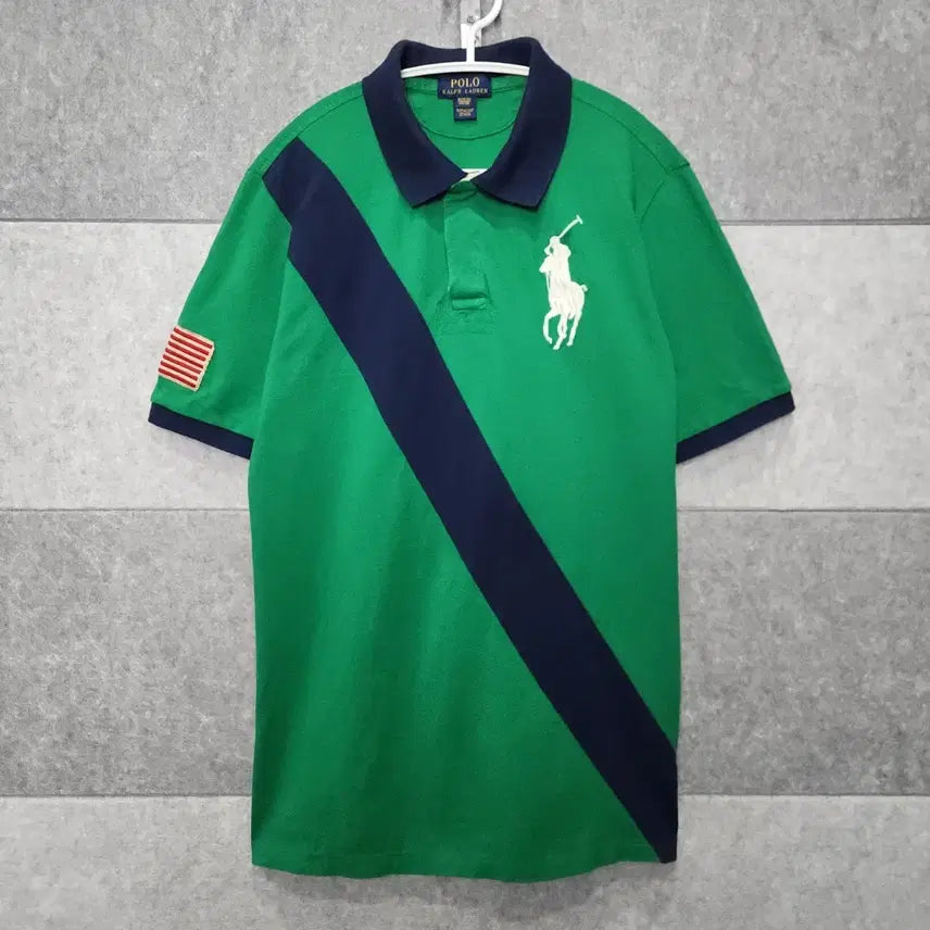 [BUNJANG] Polo Ralph Lauren Big Pony Embroidered Short Sleeve Polo Shirt (Youth XL) / 폴로 랄프로렌 여성/아동 빅포니 반팔 카라티 (사이즈 XL)