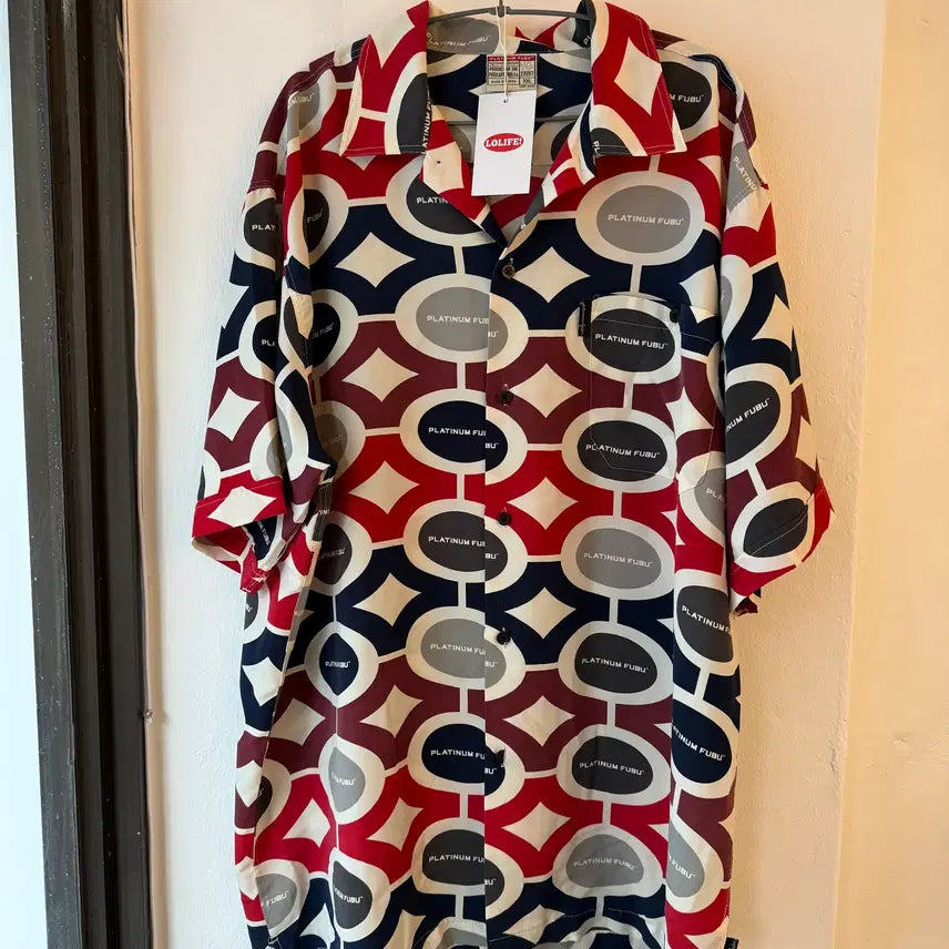[BUNJANG] Platinum FUBU Vintage Oversized Hip Hop Pattern Shirt / [XXL] 플래티넘 푸부 FUBU 올드스쿨 빈티지 패턴 셔츠