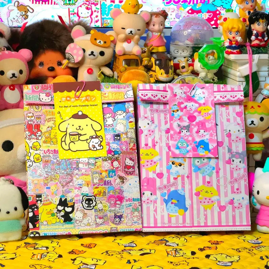 [BUNJANG] Sanrio Double-Sided Wrapping Paper / 산리오 양면 랩핑지/랩지