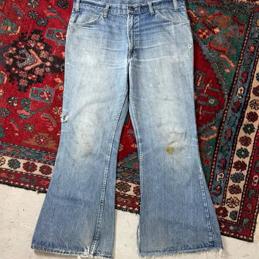 [BUNJANG] Levi's 684 Orange Tab Bell Bottom Jeans - 70s USA Made / [38]70s USA 리바이스 684 벨바텀 리바이스 오렌지탭 체인스티치