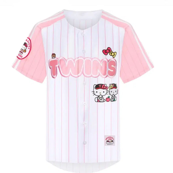 [BUNJANG] Hello Kitty LG Twins Baseball Uniform / 헬로키티 LG트윈스 야구 유니폼 (110)