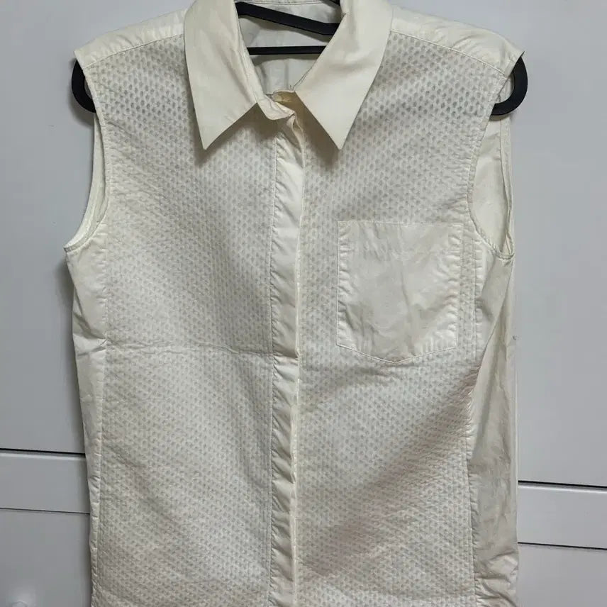 [BUNJANG] Balenciaga 12SS Embossed Sleeveless Shirt / 100% 정품 12ss 발렌시아가 엠보싱 나시 민소매 셔츠