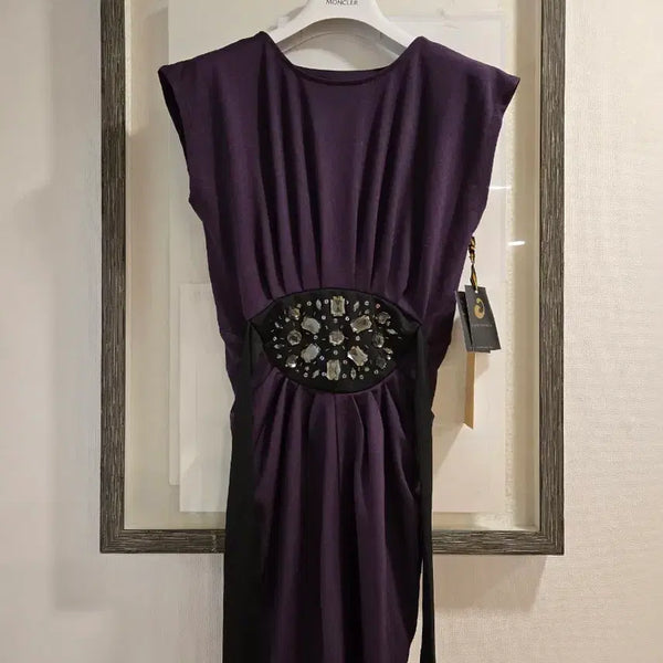 [BUNJANG] House of Deréon Bijou Drape Dress / [새상품] 비욘세 브랜드 하우스오브데레온 비쥬 드레이프 원피스 (드레