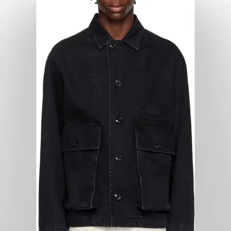 [BUNJANG] Lemaire Boxy Denim Jacket Black / 르메르 박시 데님 자켓 블랙(L)센스 익스클루시브