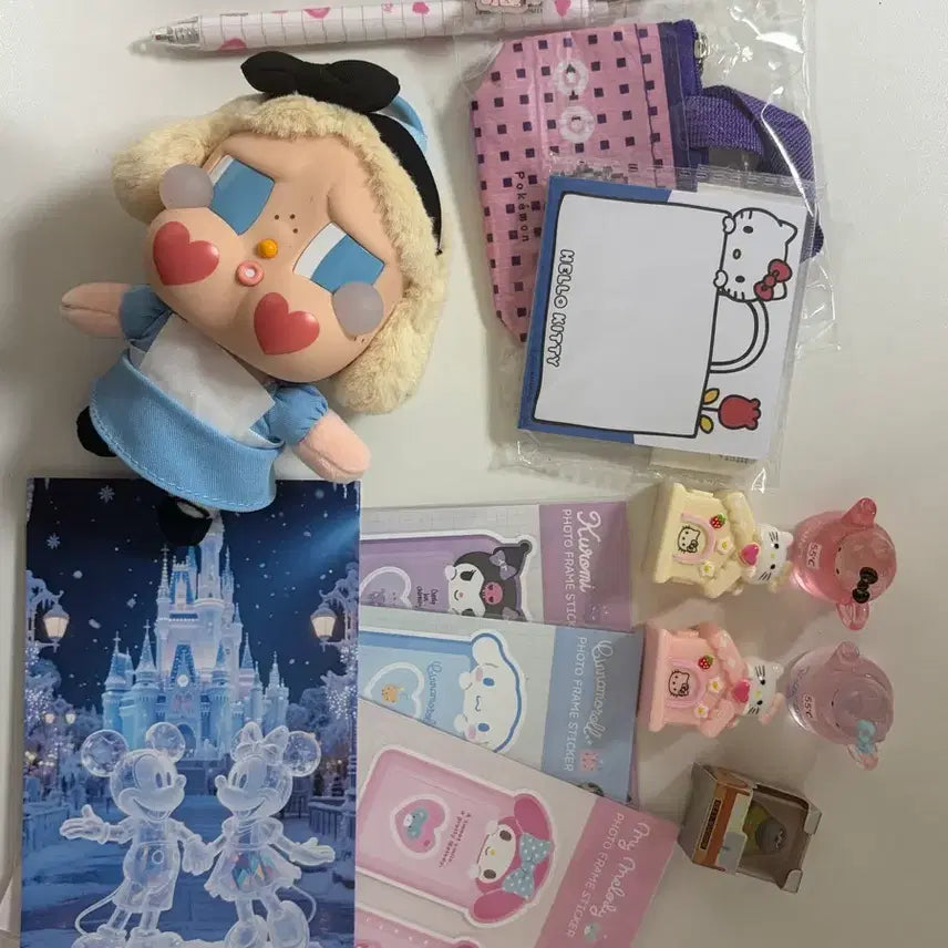 [BUNJANG] Keyring, Sticker, Memo Pad Bundle Set / 키링 스티커,메모지 등 일괄