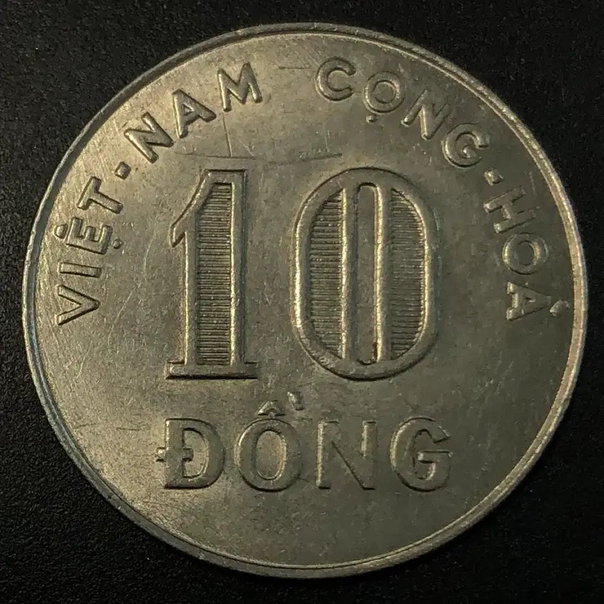 [BUNJANG] 1968 Vietnam 10 Dong Coin / 1968년 베트남 10동 동전 w1962