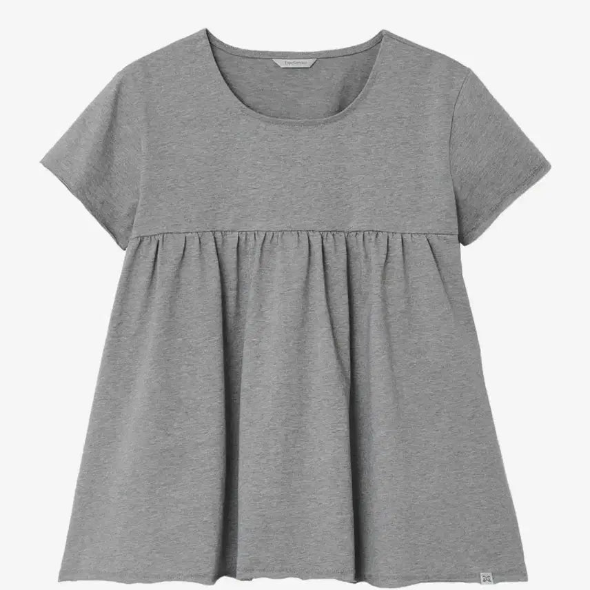 [BUNJANG] Type Service Gathered Shirring Top - Grey / 타입서비스 Gathered Shirring Top 그레이