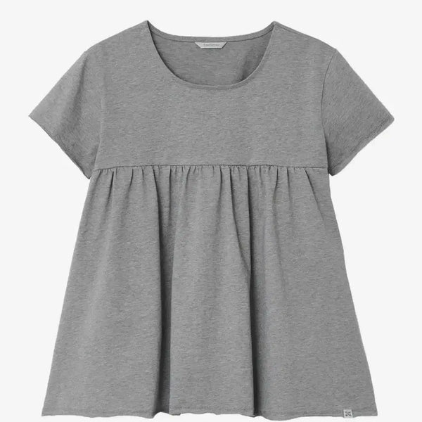 [BUNJANG] Type Service Gathered Shirring Top - Grey / 타입서비스 Gathered Shirring Top 그레이