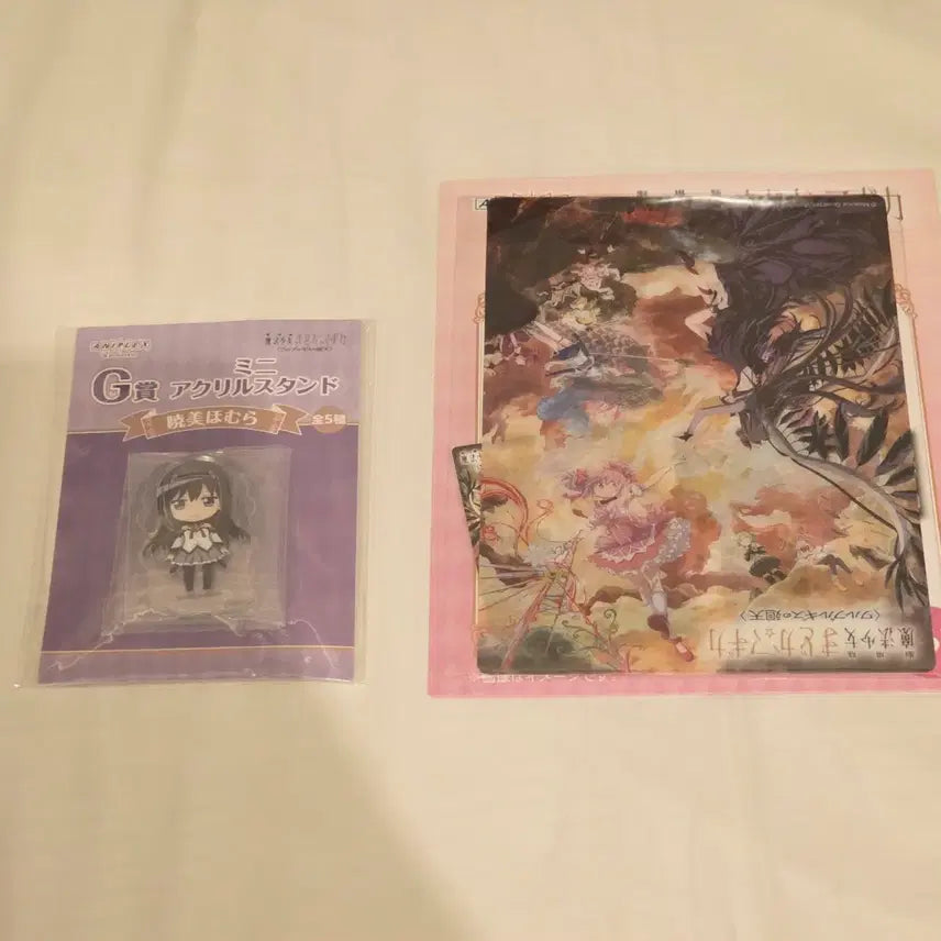 [BUNJANG] Puella Magi Madoka Magica Ichiban Kuji F Prize & G Prize Bundle Clear Card & Acrylic Stand / 마도카마기카 이치방쿠지 제일복권 F상, G상 일괄판매