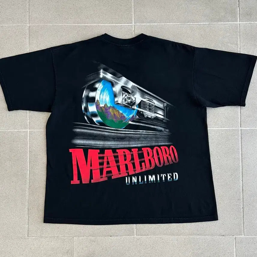 [BUNJANG] 90s Vintage Marlboro Train Unlimited T-Shirt / 90s 빈티지 말보로 티셔츠 트레인 Unlimited Train