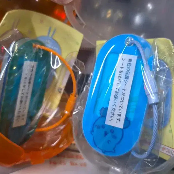 [BUNJANG] Chiikawa Shisa & Kani Acrylic Keyring Set / 치이카와 카니 시사 네임 아크릴 키링