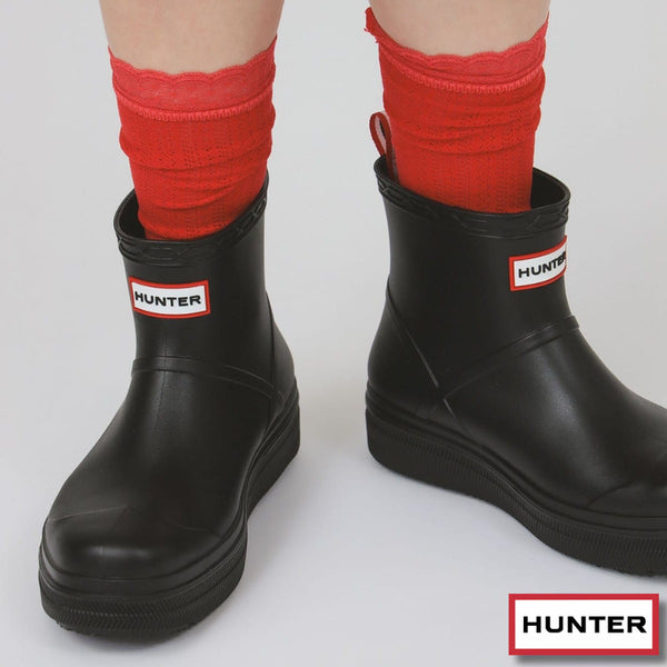 [BUNJANG] Hunter x Ray Beams Play Moulded Rain Boots Black / 레이 빔즈 헌터 플레이 몰디드 레인 부츠