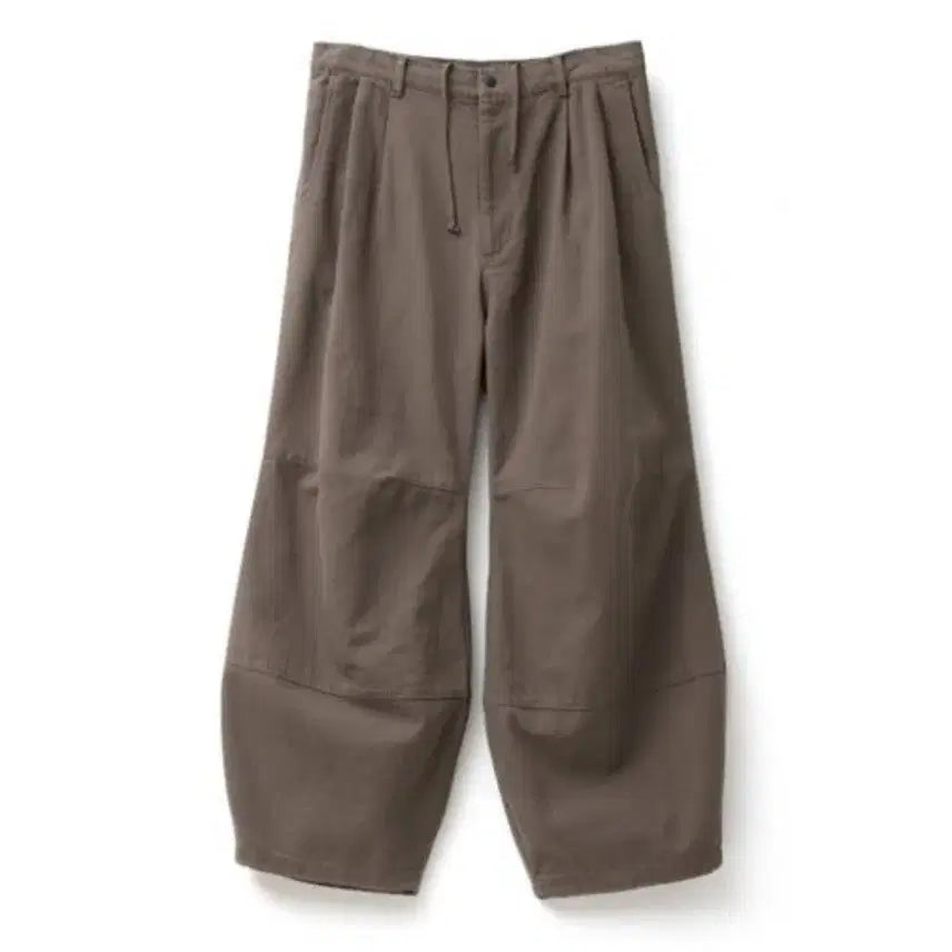[BUNJANG] Hatching Room Oxford Washing Volume Pants Dark Beige Size 4 / 해칭룸 볼륨 팬츠 옥스포드 워싱 다크 베이지 4사이즈