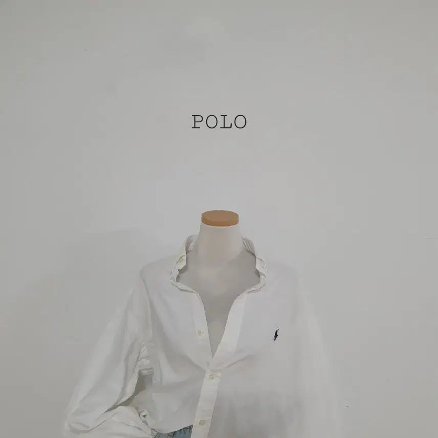 [BUNJANG] Polo Ralph Lauren White Button-Down Shirt (Size L) / No.26061005 큐알 폴로 랄프로렌 셔츠 화이트